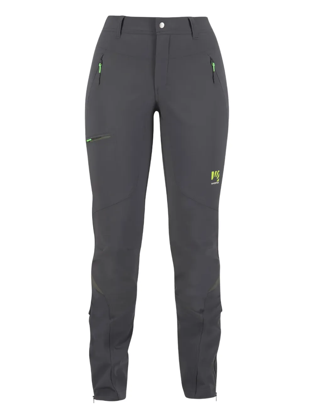 logo-print trousers