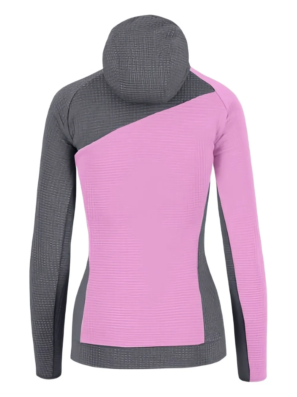 KARPOS hooded panelled jacket Roze