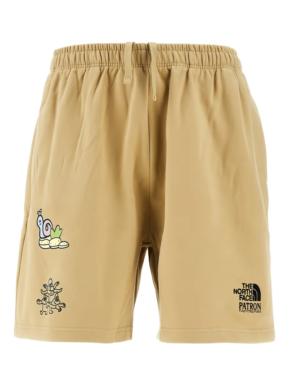 The North Face shorts con logo bordado en colaboración con Patron | amarillo | Image 1