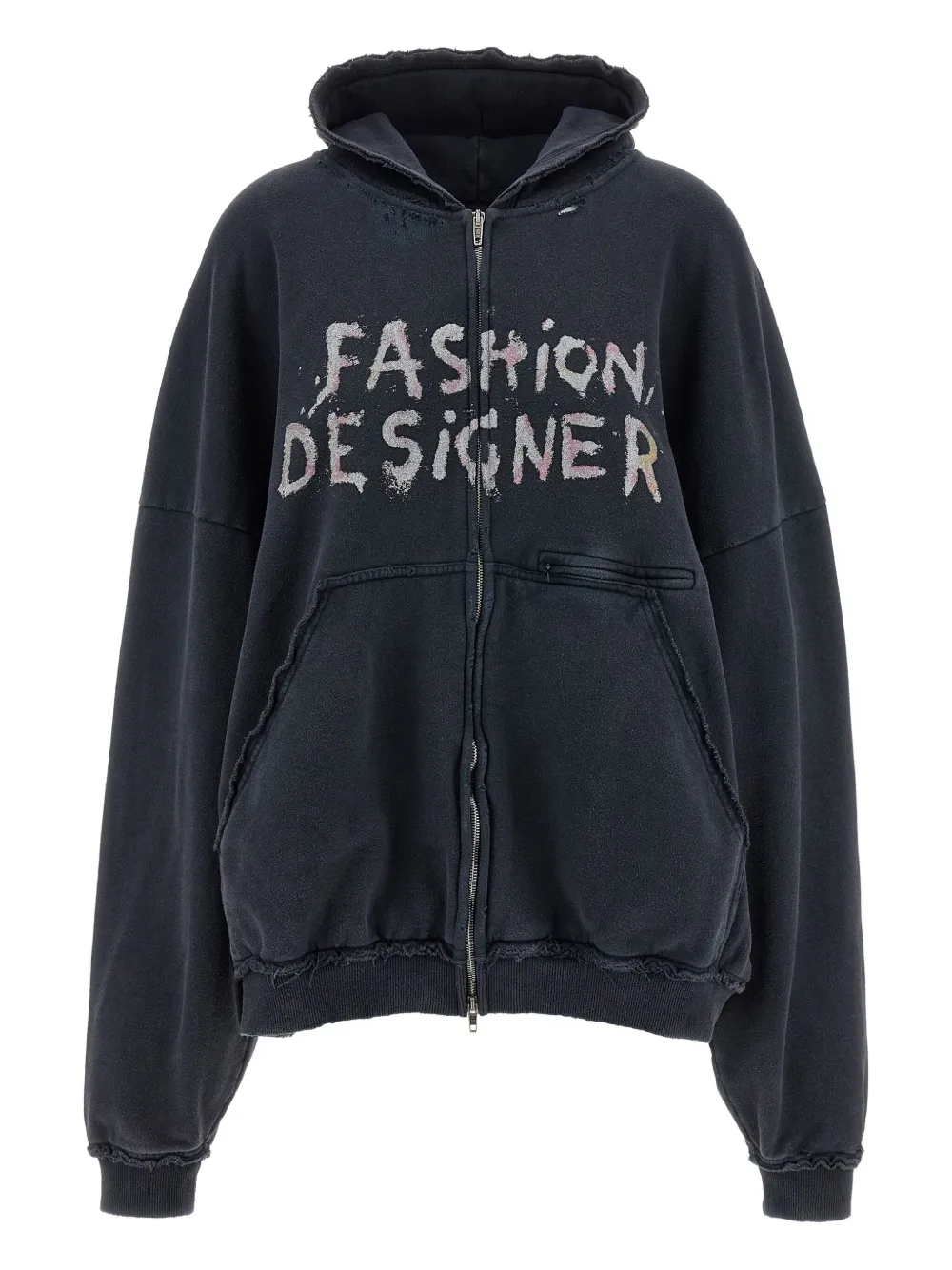 Balenciaga Nail Polish hoodie 1041 BLACK