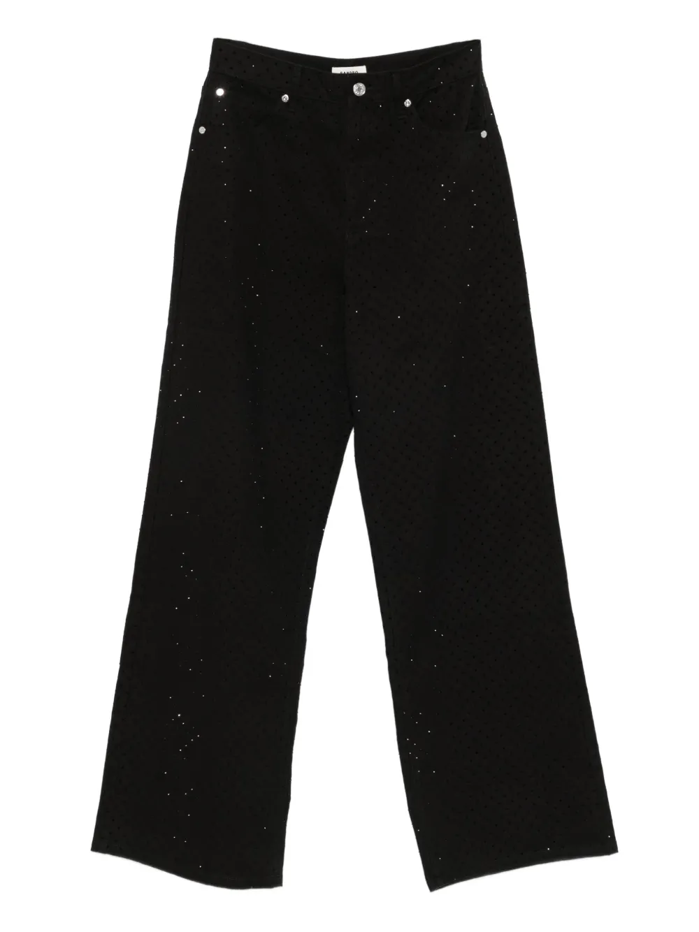 SANDRO jeans rectos con detalles | negro | Image 1