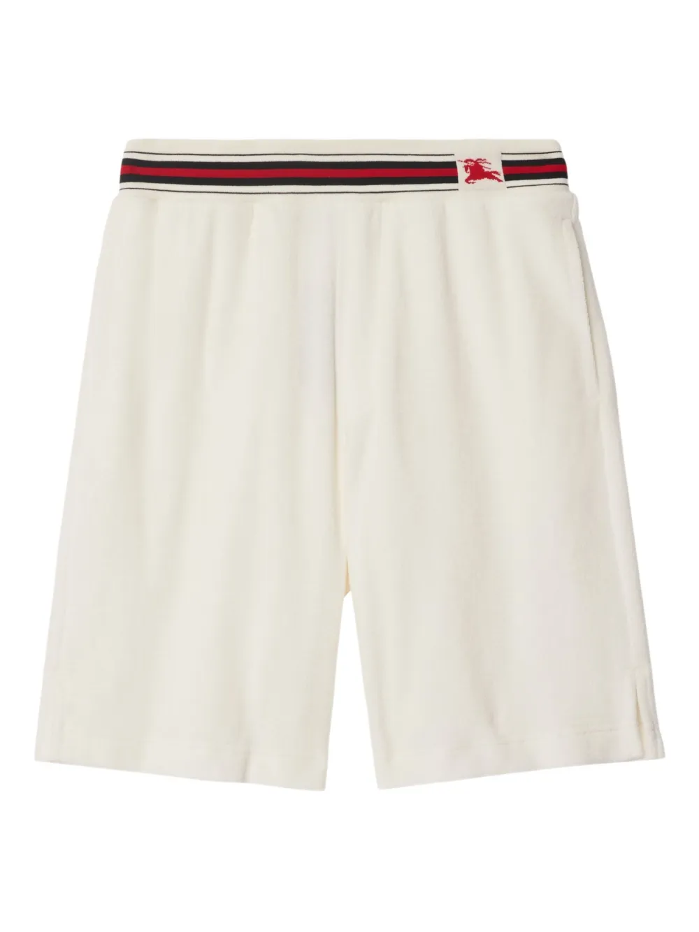 Burberry Shorts met elastische tailleband Wit
