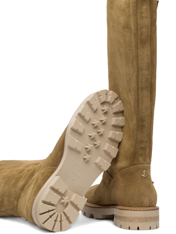 Jimmy Choo Biker II knee-high Boots Brown FARFETCH PH