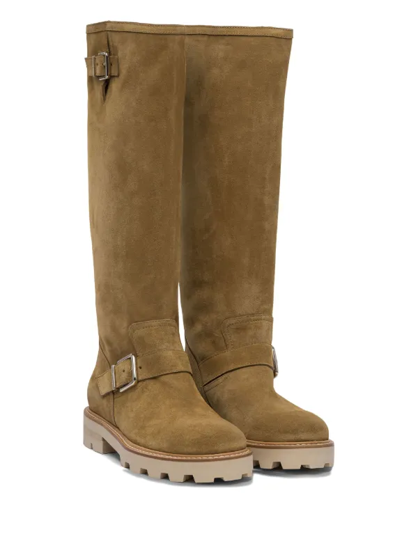 Jimmy Choo Biker II knee-high Boots Brown FARFETCH PT