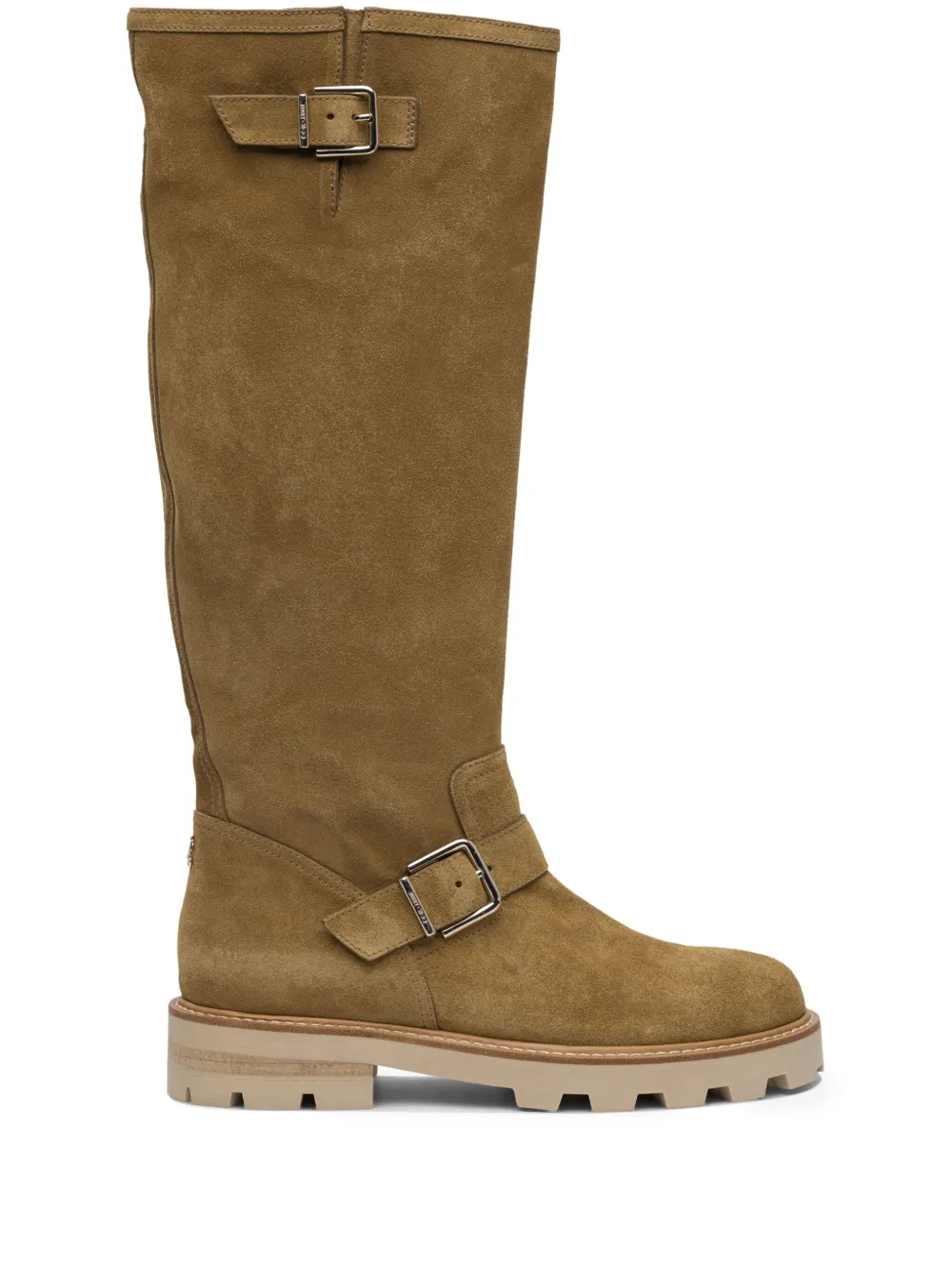 Jimmy Choo Biker Ii Knee-high Boots In Brown