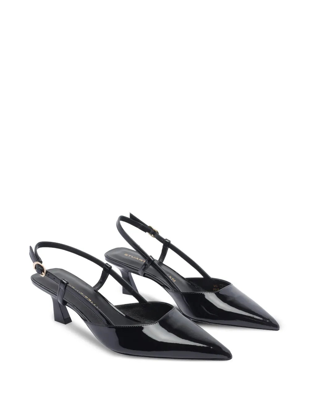 Stuart Weitzman حذاء جلد بكعب 50 ملم | أحذية بكعب | Image 2