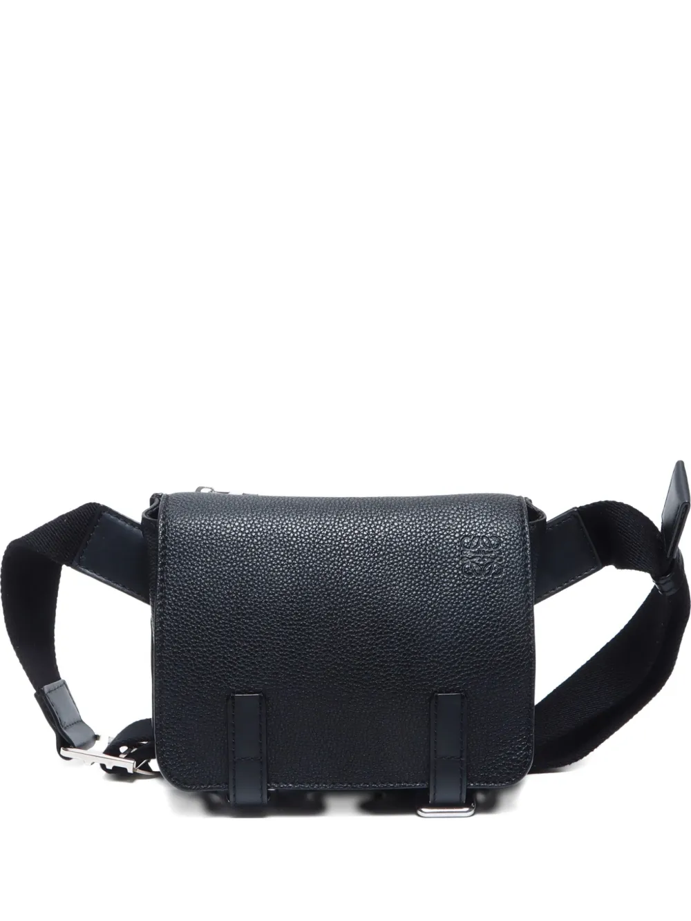 Loewe Pre-Owned 2010-2020s ミリタリー ショルダーバッグ - ブラック Loewe Pre-Owned 2010-2020s ミリタリー ショルダーバッグ - ブラック