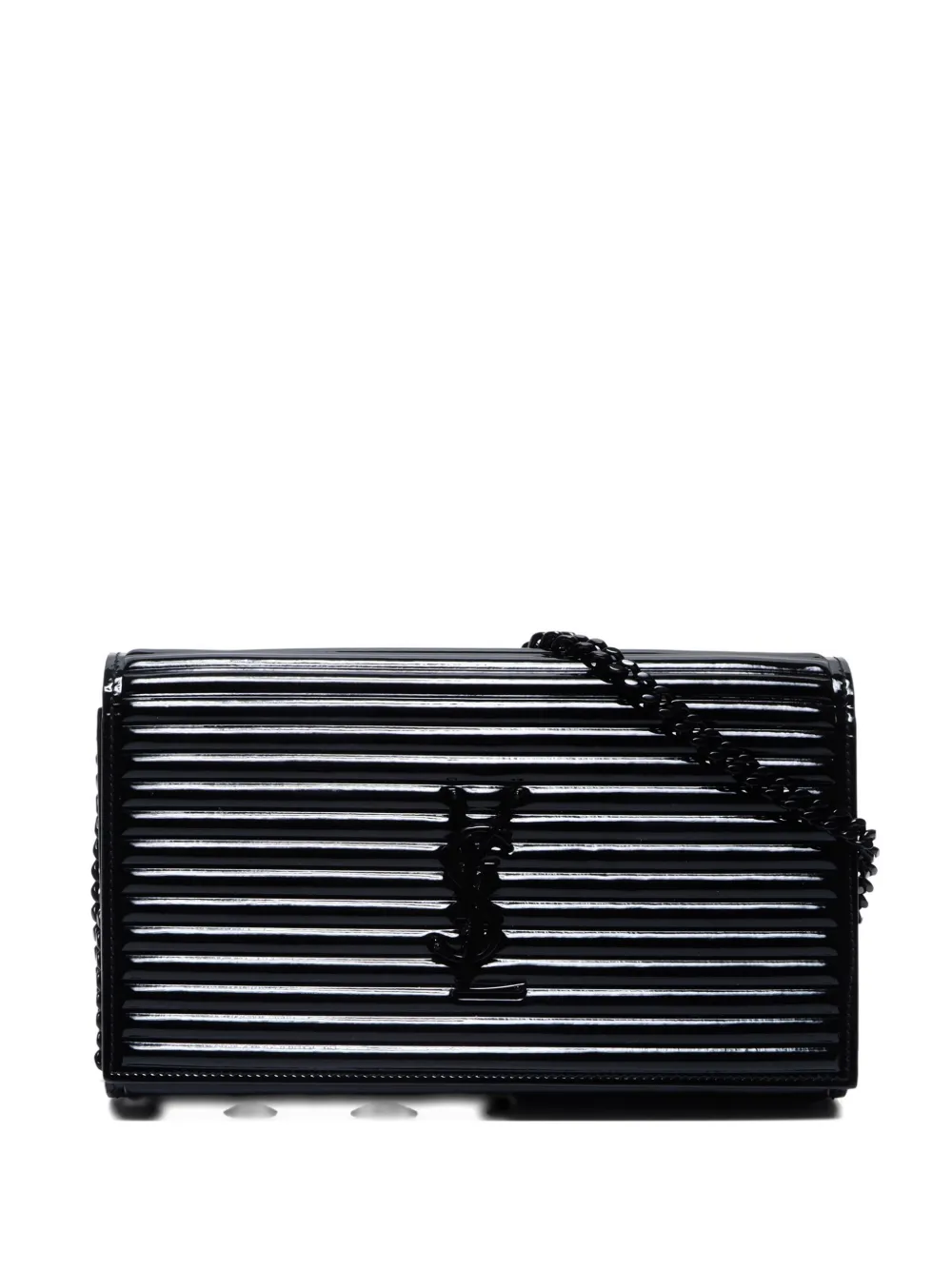 Pre-owned Saint Laurent 2010-2020s Logo-plaque Leather Shoulder Bag