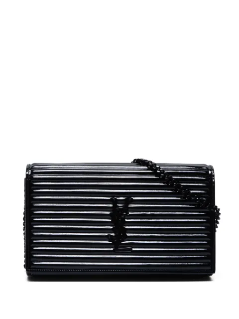 Saint Laurent Pre-Owned 2010-2020s logo-plaque leather shoulder bag