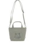 Maison Kitsuné mini Fox Head tote bag - Green