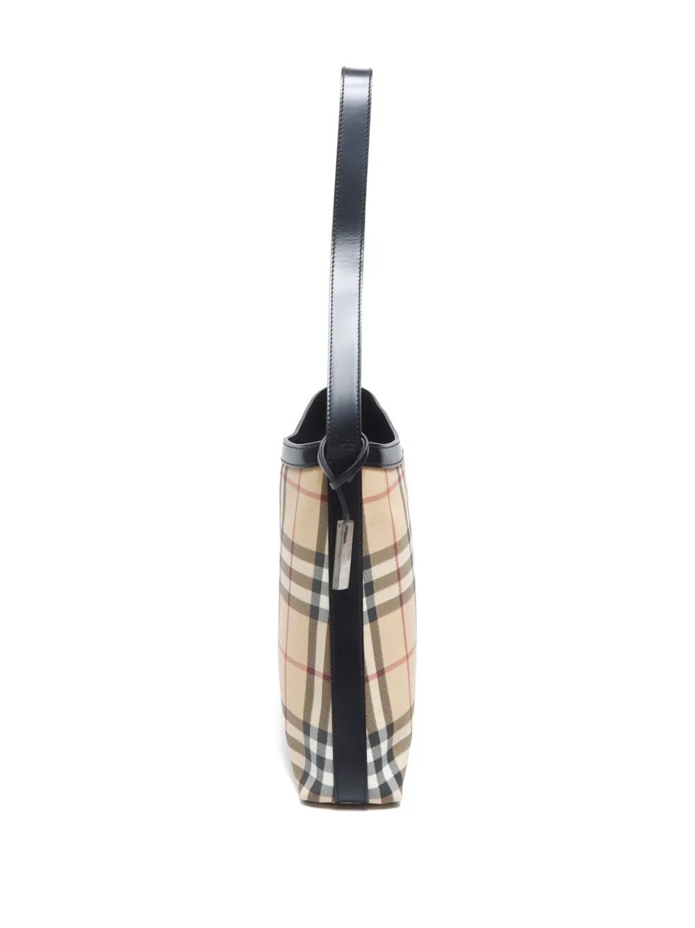 Pre-owned Burberry 2000-2015 Nova Check-pattern Shoulder Bag In Neutral