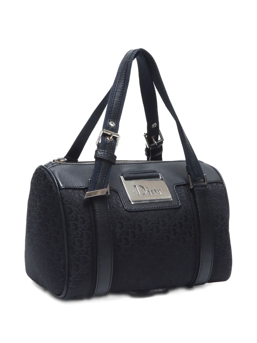 Pre-owned Dior 2000-2010 Mini Street Chic Boston Bag In Black