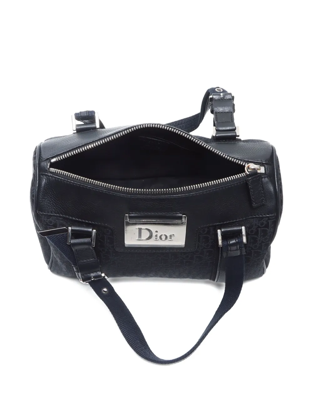 Pre-owned Dior 2000-2010 Mini Street Chic Boston Bag In Black