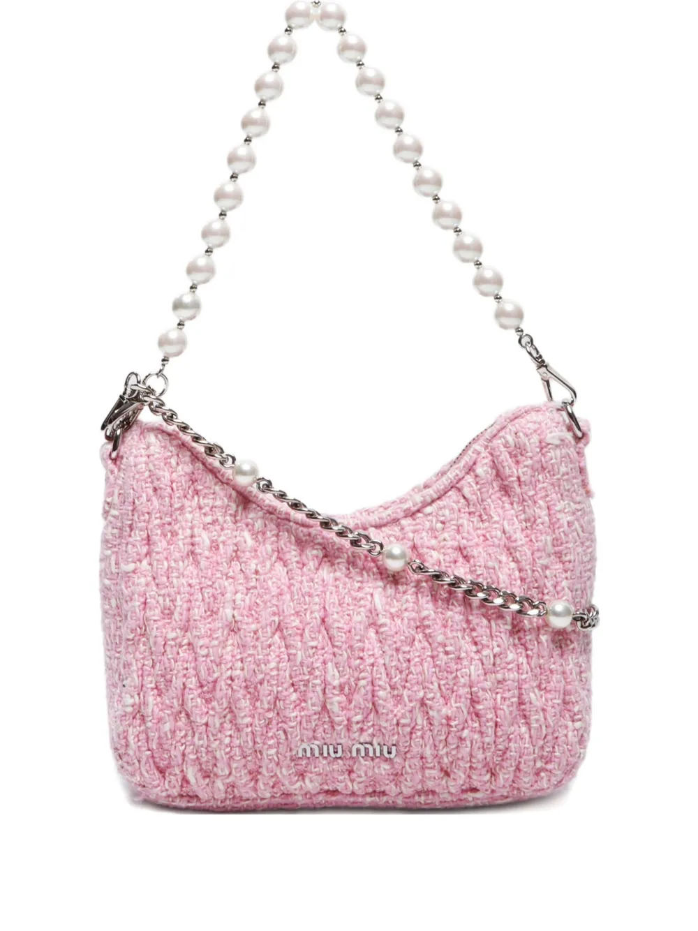 Miu Miu Pre-Owned 2010-2020 knitted shoulder bag | Pink | Image 1