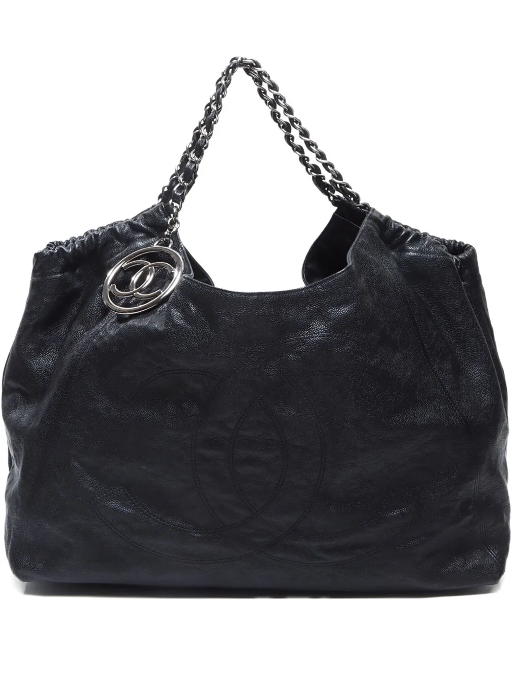 CHANEL Pre-Owned 2005-2006 large Coco Cabas tote bag | Blue | Image 1