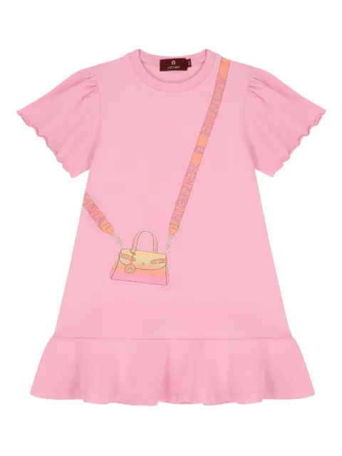 Aigner Kids printed dress