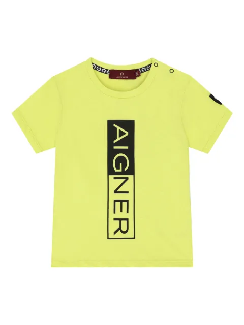 Aigner Kids تيشيرت بشعار الماركة نيون