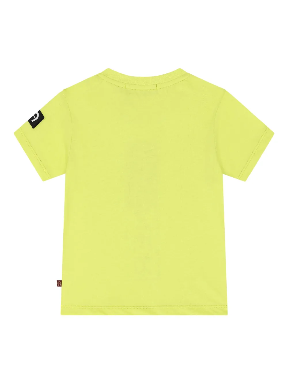 Aigner Kids T-shirt met logo Geel