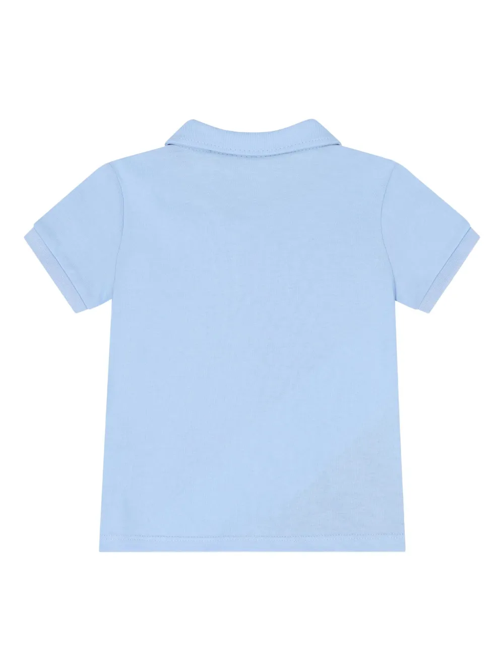Aigner Kids Poloshirt met diagonaal vlak - Blauw