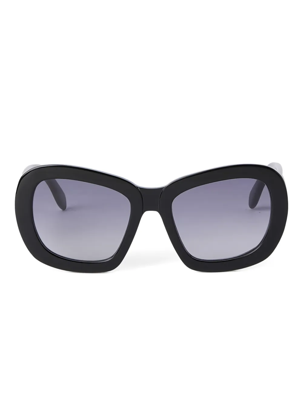 Palm Angels Eyewear Moon round sunglasses | Black | Image 1