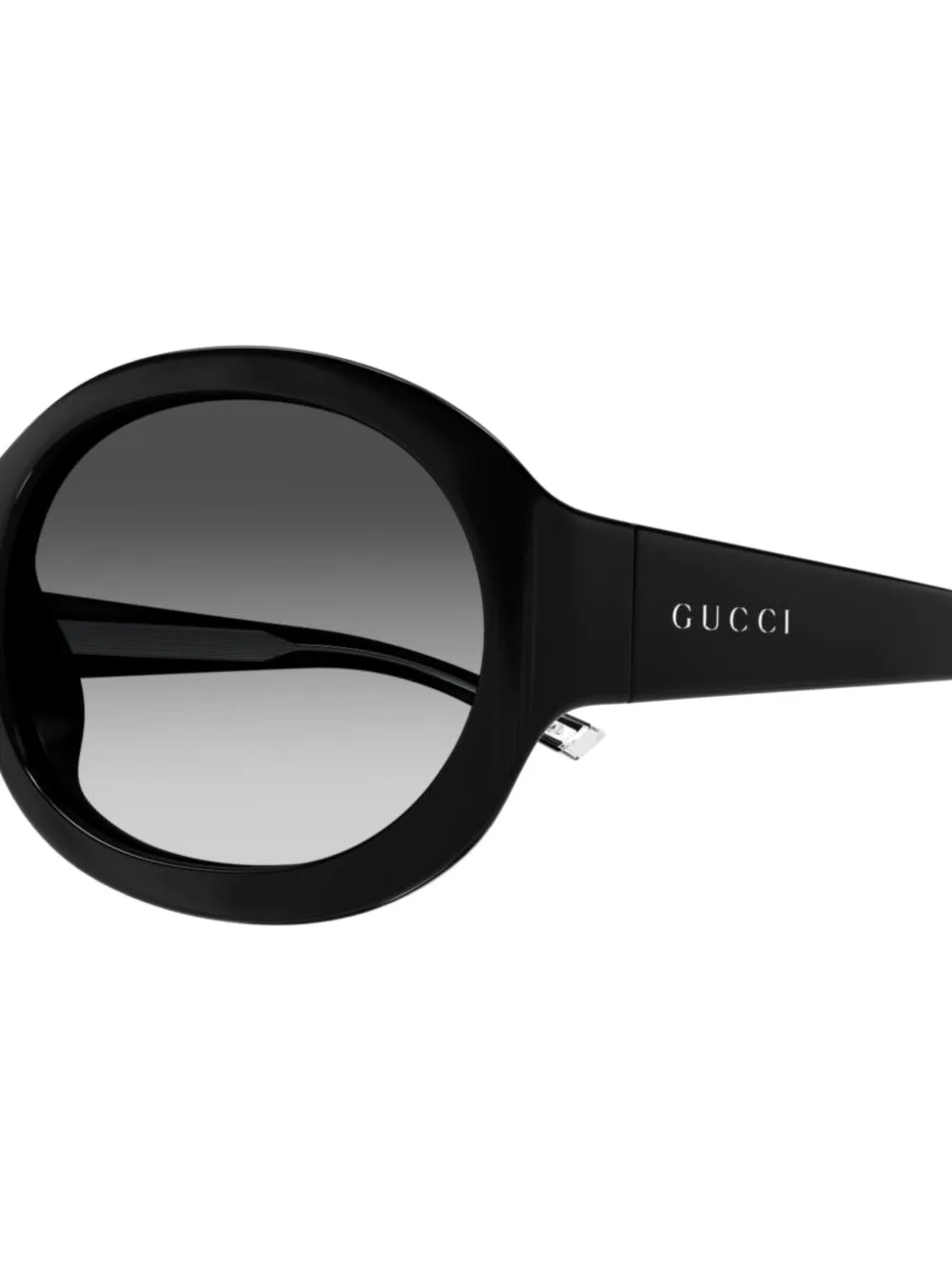 Gucci Eyewear Zonnebril met oversized montuur Zwart
