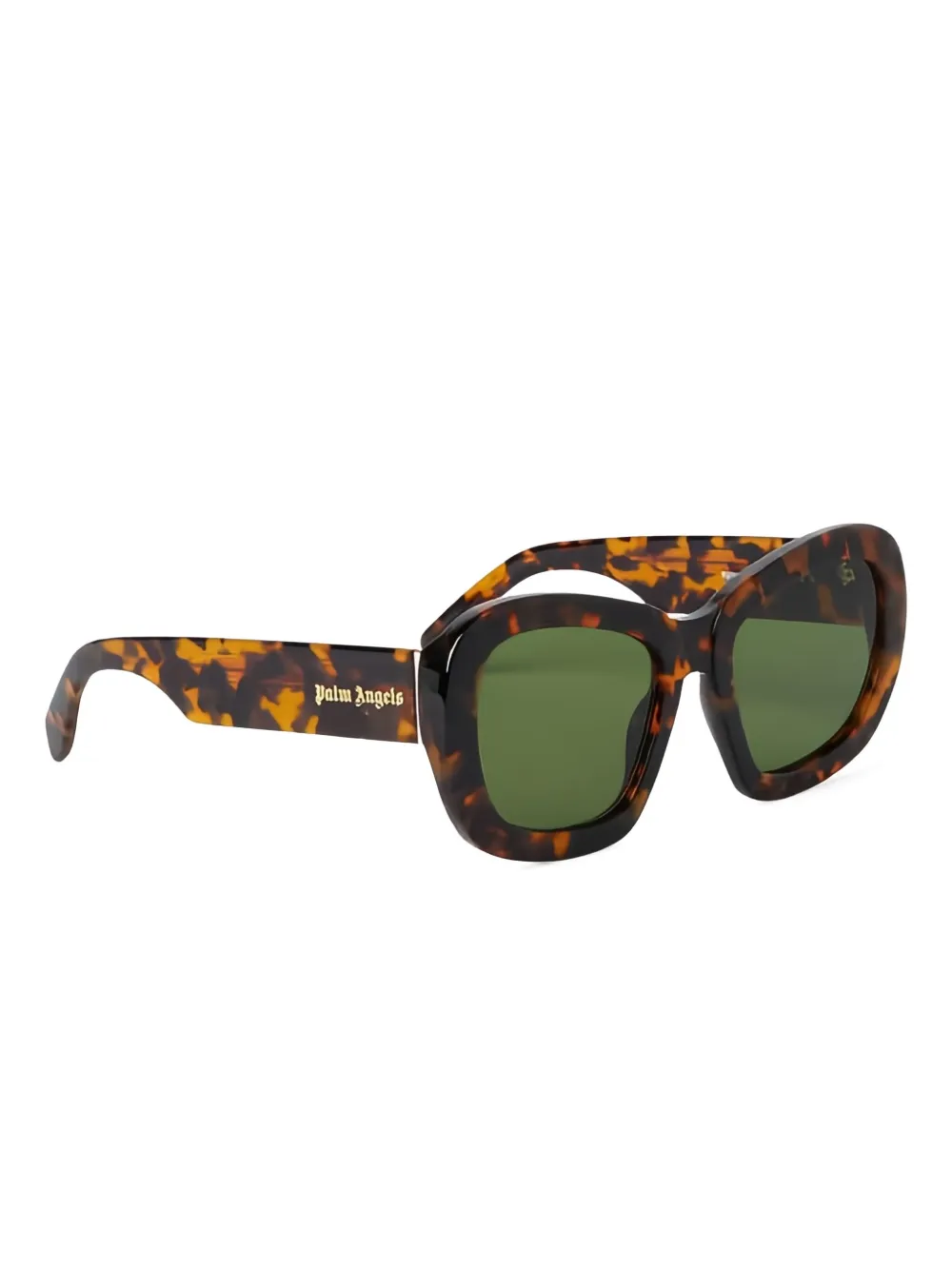 Palm Angels Eyewear Moon round sunglasses - Bruin