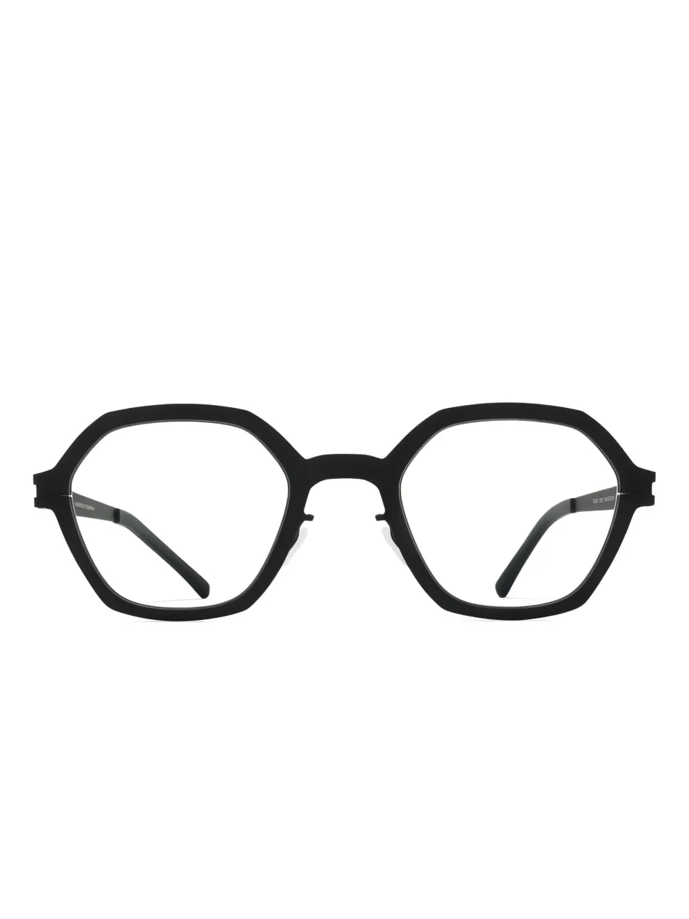 Mykita Rosemary geometric-frame glasses - ブラック Mykita Rosemary geometric-frame glasses - ブラック