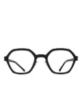 Mykita Rosemary geometric-frame glasses - Black