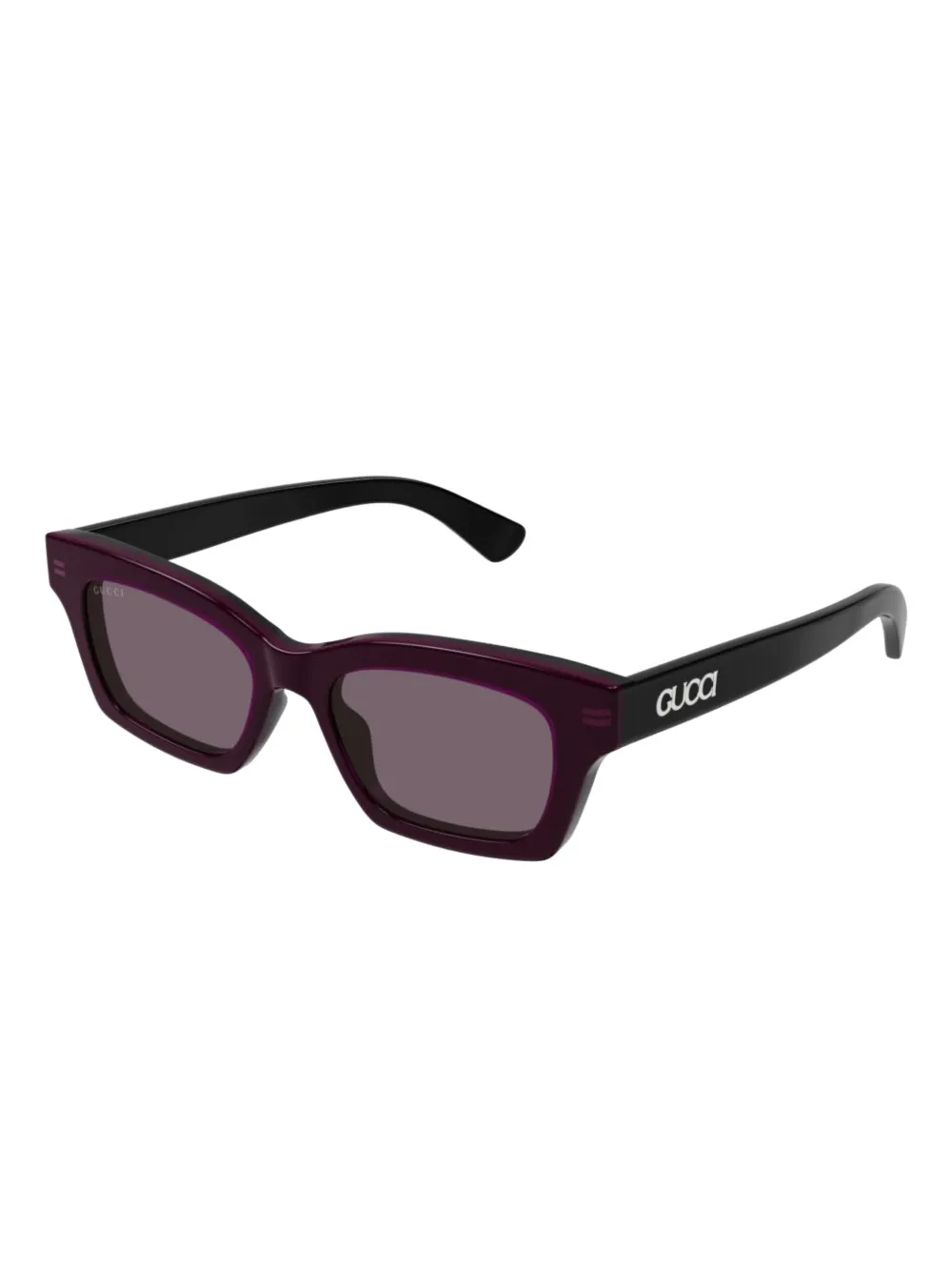 Gucci Eyewear rectangle-frame sunglasses - Zwart