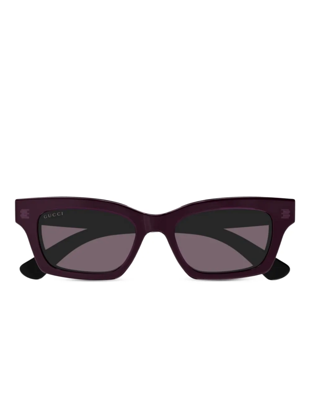 Gucci Eyewear rectangle-frame sunglasses | Black | Image 1