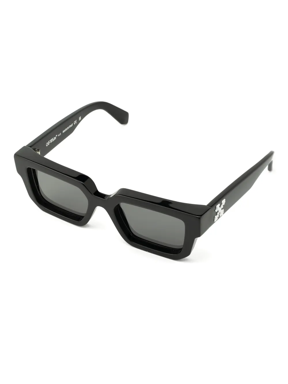 Off-White Eyewear Zonnebril met vierkant montuur - Zwart