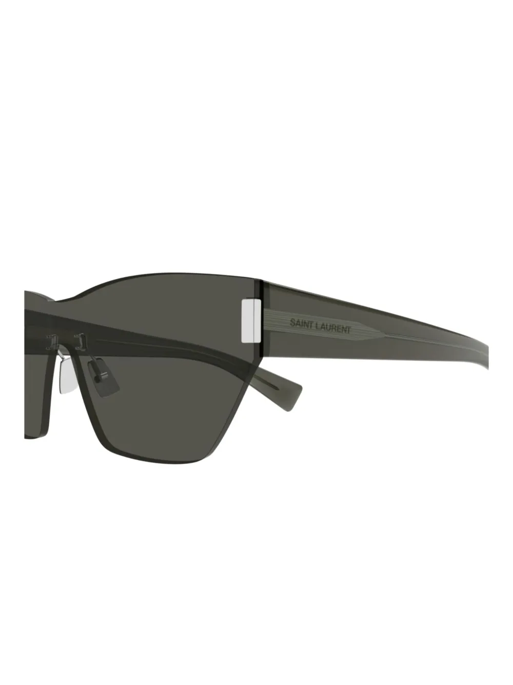 Saint Laurent Eyewear Zonnebril met randloze montuur Grijs
