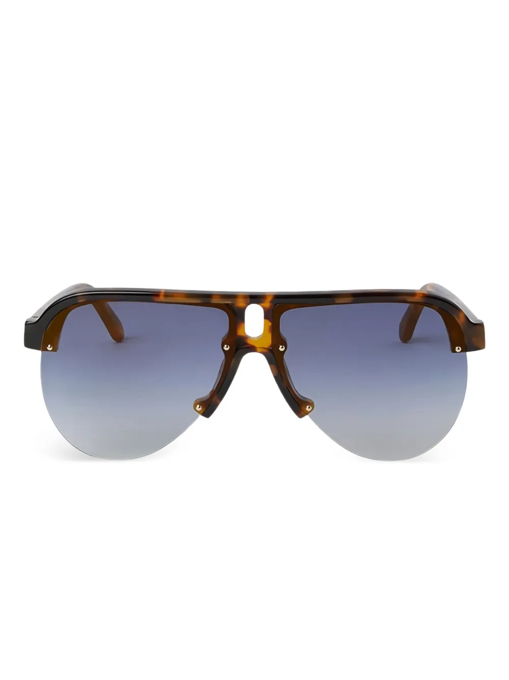 Palm Angels Eyewear Trinity tortoiseshell sunglasses | Blue | Image 1