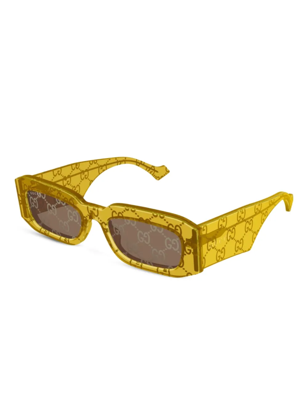 Gucci Eyewear Double G zonnebril Geel