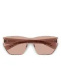 Saint Laurent Eyewear rimless sunglasses - Pink