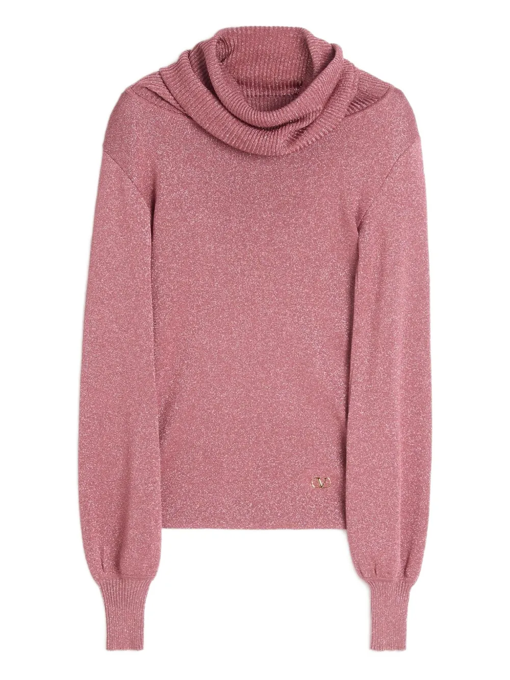Valentino Garavani Coltrui met glitter Roze