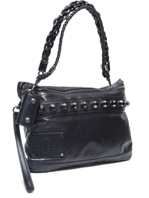 Gucci Pre-Owned 2000-2015 stud-detail shoulder bag