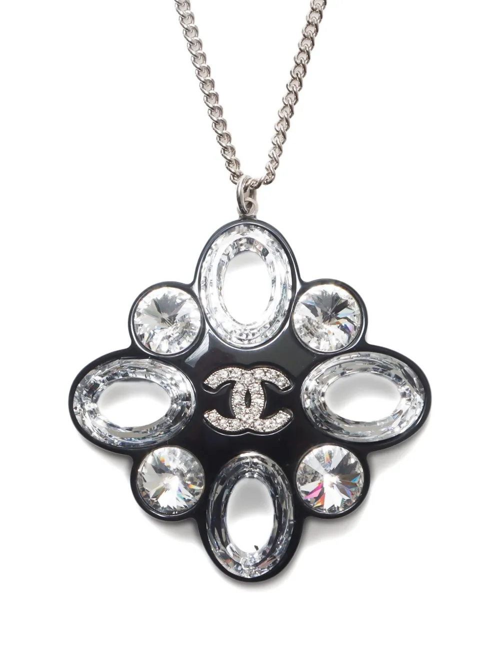 CHANEL Pre-Owned 2016 rhinestone-embellished necklace | Image 2