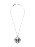 CHANEL Pre-Owned 2016 rhinestone-embellished necklace - Silver