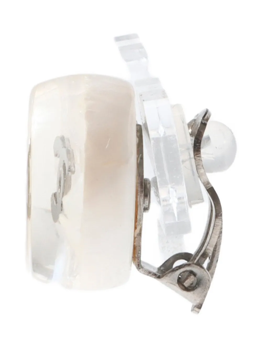 CHANEL Pre-Owned 1999 CC clip-on earrings | Image 2