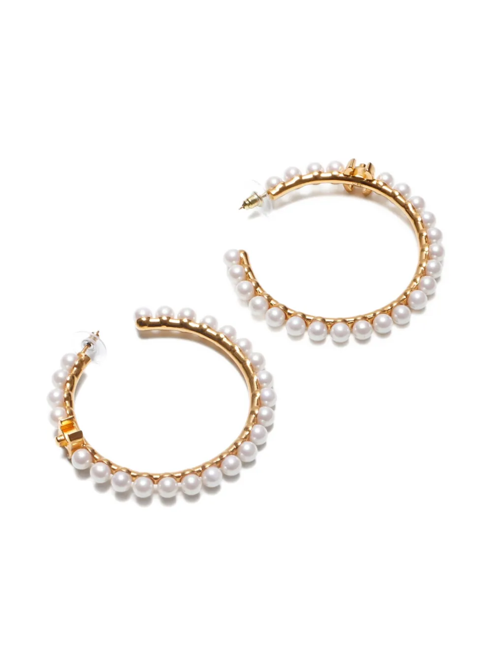 CHANEL Pre-Owned 2020 turn-lock CC hoop earrings | Image 2