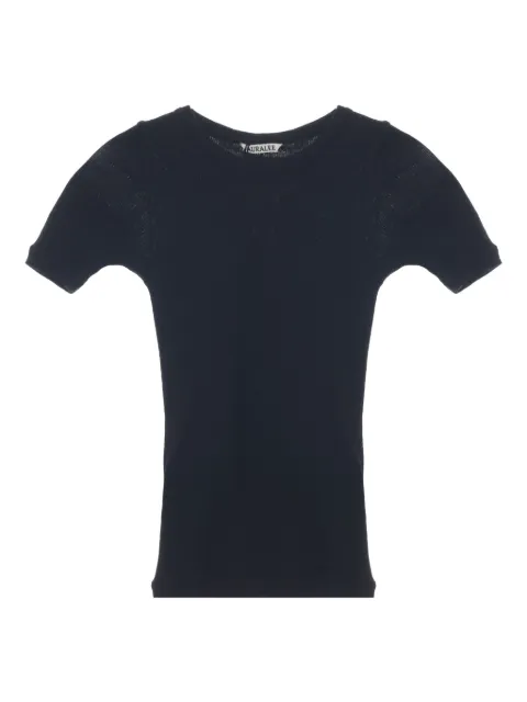 Auralee short-sleeve fitted top