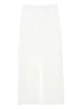 Auralee slit midi skirt - Neutrals