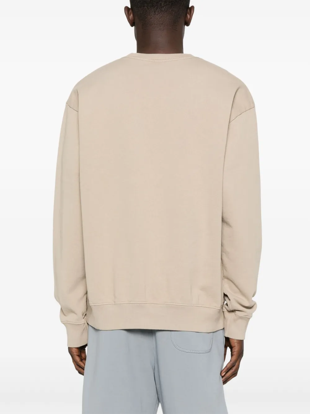 Sporty & Rich USA Wellness Club crewneck sweatshirt Beige