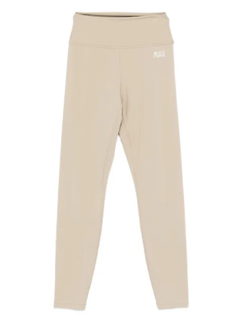 Sporty & Rich SR logo-print performance leggings