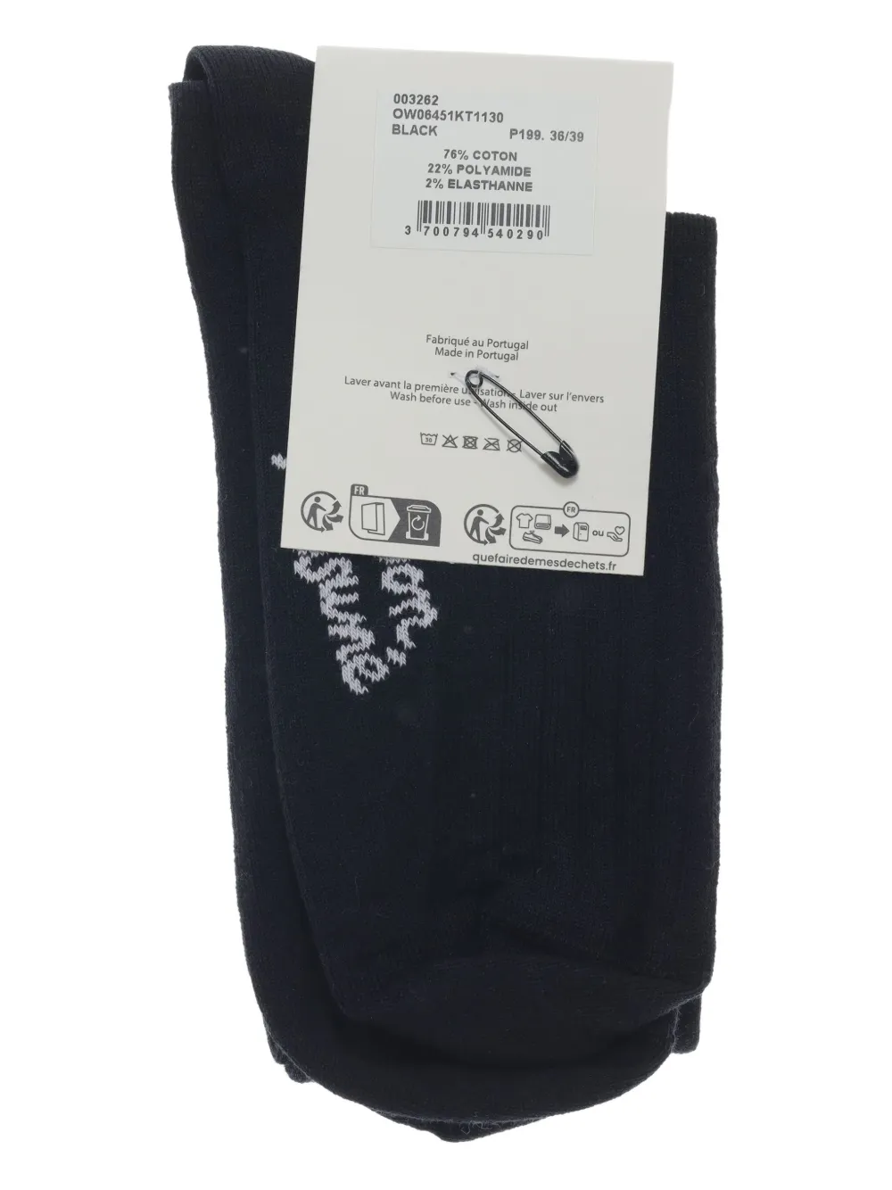 Maison Kitsuné Fox-embroidered socks | Women | Image 2
