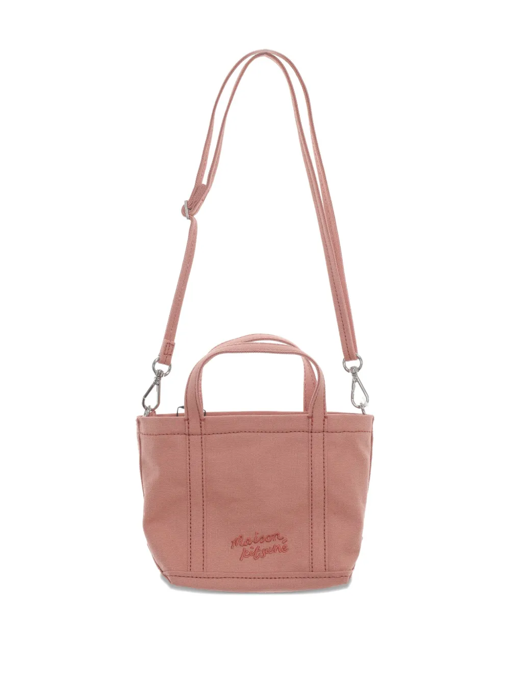MAISON KITSUNÉ MINI FOX HEAD TOTE BAG
