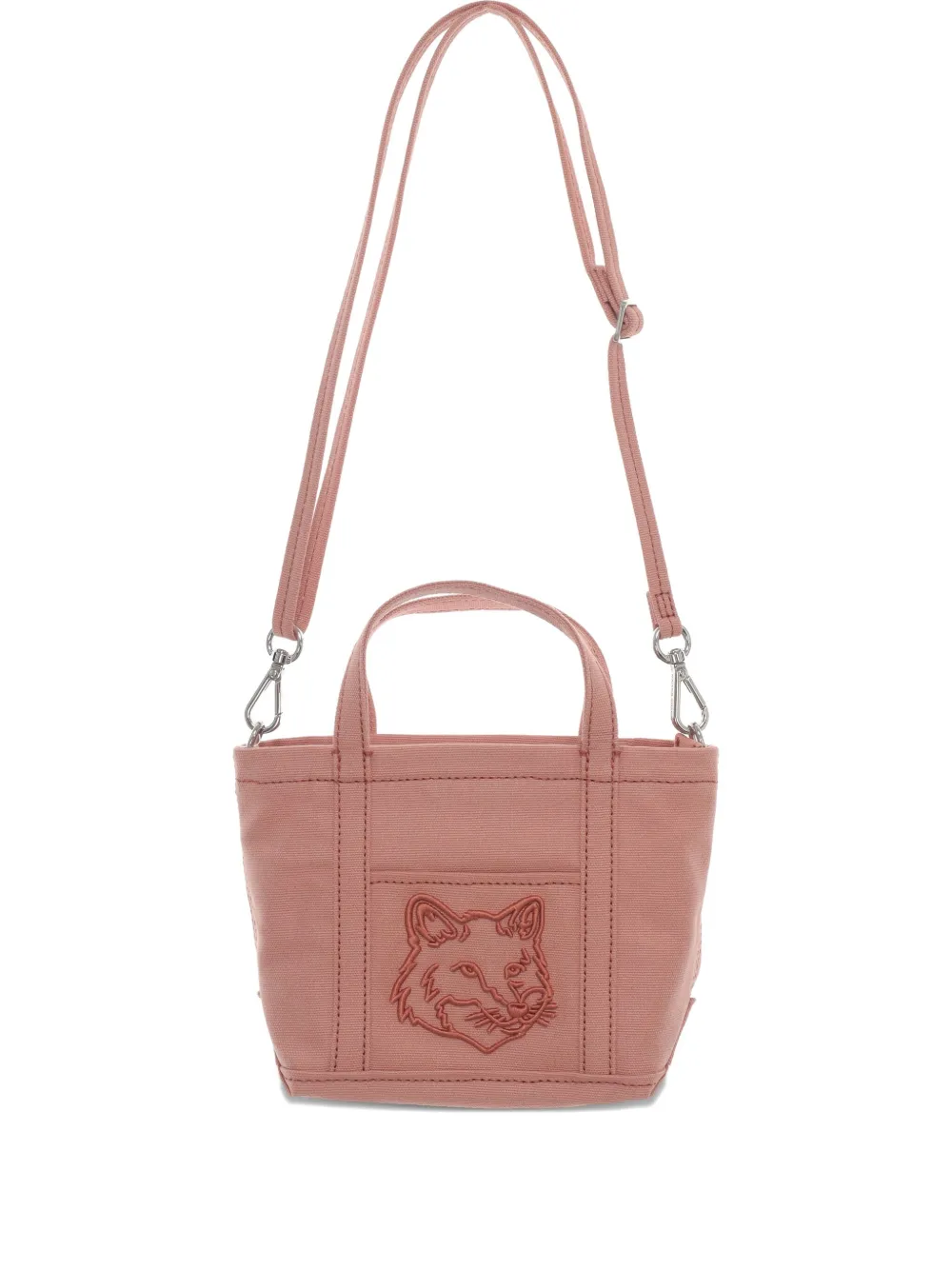 MAISON KITSUNÉ MINI FOX HEAD TOTE BAG