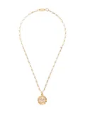 CHANEL Pre-Owned 1980s CC-Mark round necklace - Gold