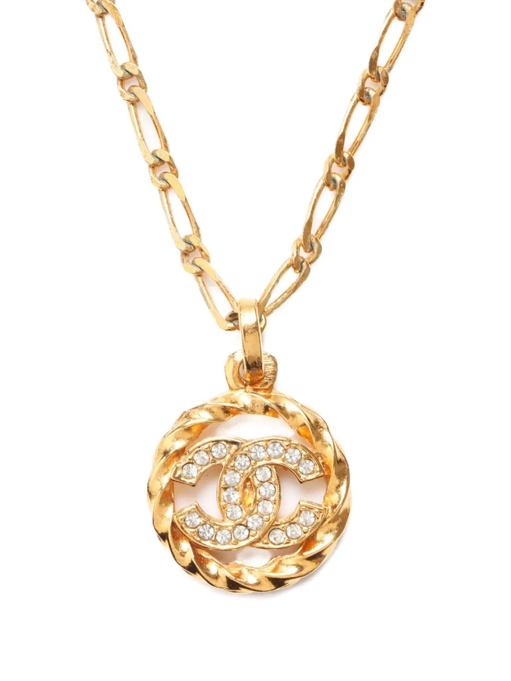 CHANEL Pre-Owned 1980s CC-Mark round necklace | Pre-Owned | Image 2